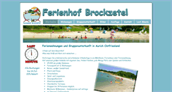 Desktop Screenshot of ferienhofbrockzetel.de