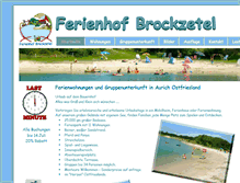 Tablet Screenshot of ferienhofbrockzetel.de